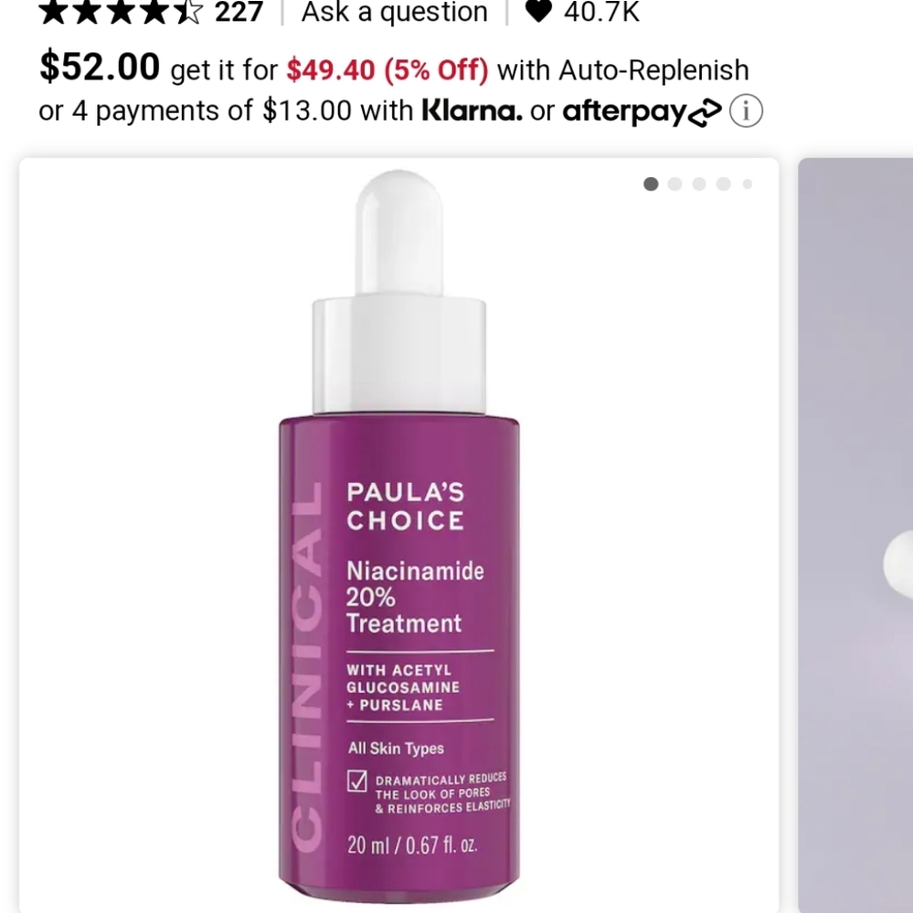 Paula's Choice 20% Niacinamide